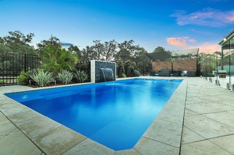 Aqua Technics Regency pool with water feature